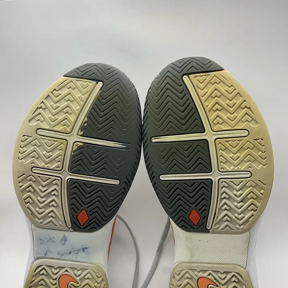 Nike Zoom Vapor 7.5 Tour Womens Tennis Shoes Orange Grey White 631475-018